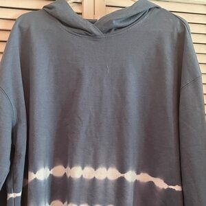 RBX Gray and White Tie-Dye Women's Sweater